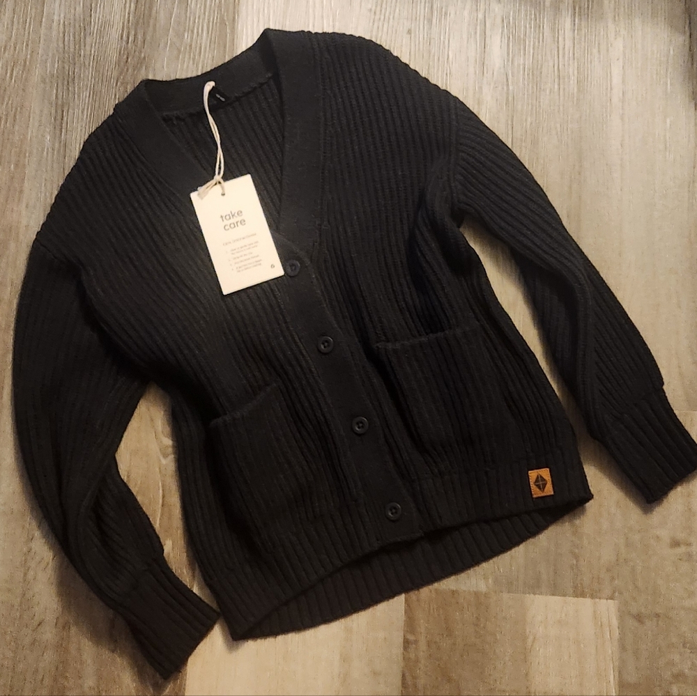 Kyte BABY BlackKnit Cardigan